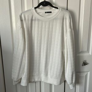 White Zara sweater